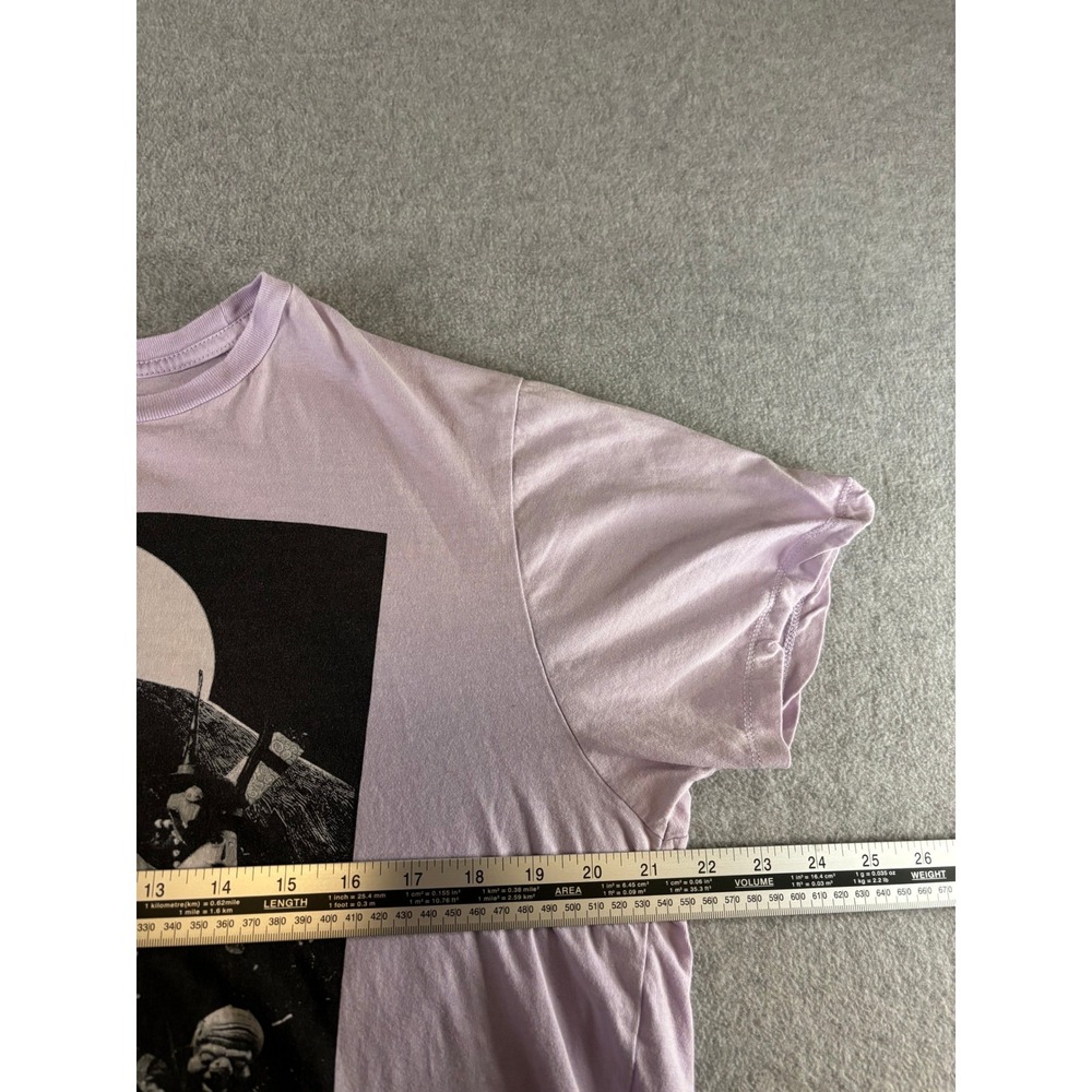 Disney Nightmare Before Christmas T Shirt XL Purple Jack Skellington Graphic Tee - Picture 4 of 6